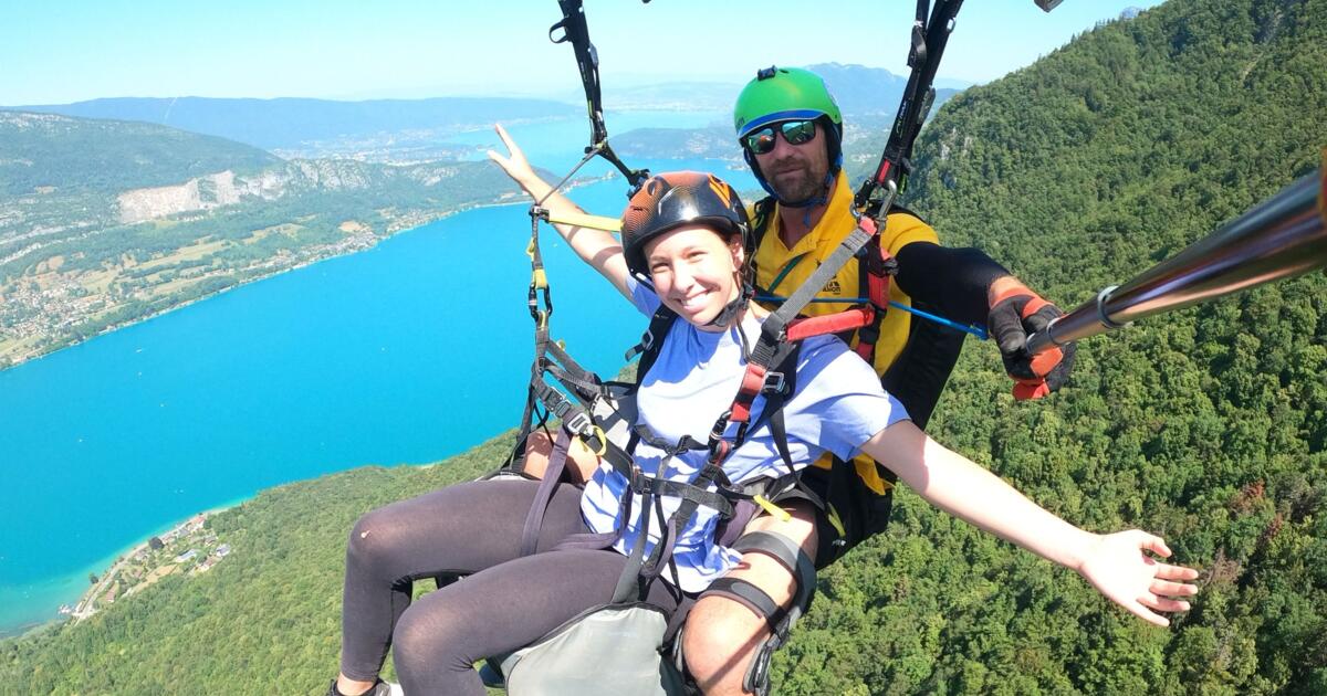 Lac d'Annecy : vu d'en haut