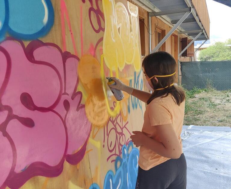 Mountain'Graff : colonie Graff, art urbain & Outdoor en montagne à Courchevel | 10-17 ans